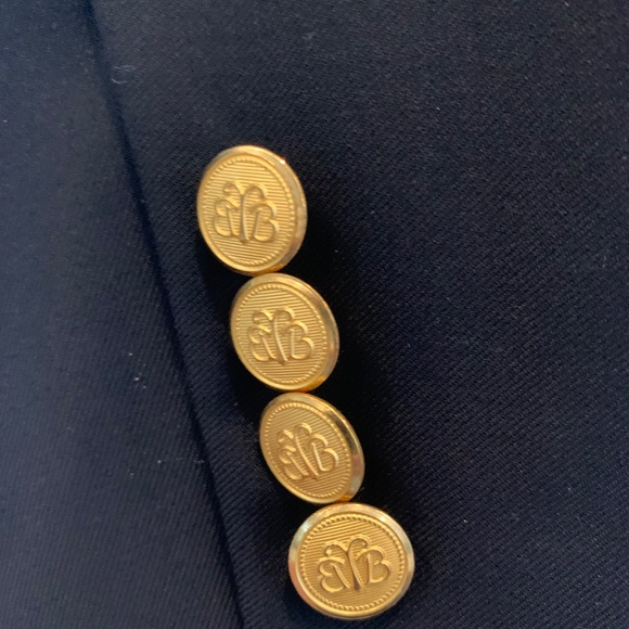 Vintage Brooks Brothers Mens Navy Blue Saxxon Madison Blazer-01 - Picture 8 of 9